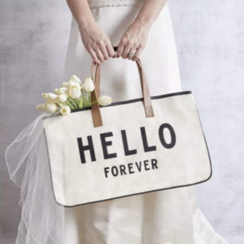 Santa Barbara Design Studio canvas tote “hello forever” - New